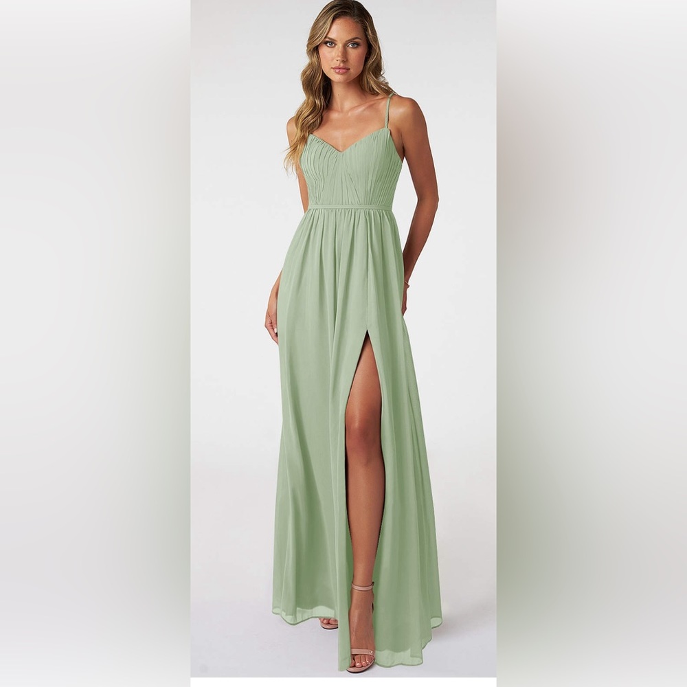 AZAZIE ZUMA DRESS IN DUSTY SAGE